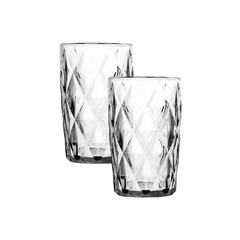 Copo Diamond 400ml de Vidro - A Gourmet