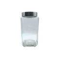 Pote de Vidro Quadrado 1,2L