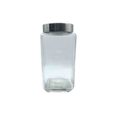 Pote de Vidro Quadrado 1,2L - A Gourmet