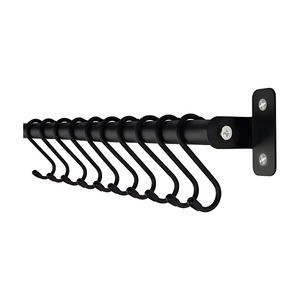 Barra Suporte Preto Até 5 KG - A Gourmet