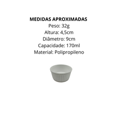 Ramequim 170ml de Polipropileno - A Gourmet