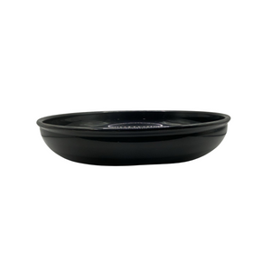 Prato de Polipropileno 25cm Preto - A Gourmet