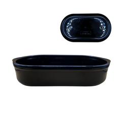 Assadeira Preta de Polipropileno 1,3L - A Gourmet