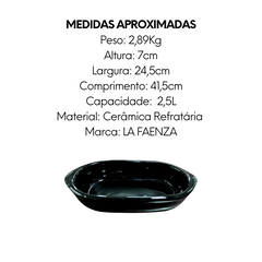 Assadeira Preta N4 de Cerâmica - A Gourmet