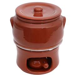 Rechaud de barro completo 8 litros ideal para festas e eventos