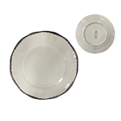 Prato Jantar Melamina Siena 28cm - A Gourmet