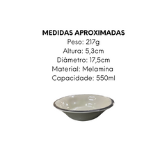 Tigela Melamina Siena 18cm - A Gourmet