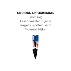 Espátula Bolo Torta Abily Tramontina Preto - A Gourmet