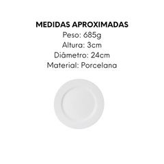 Prato Raso 24cm Cecilia Tramontina - A Gourmet