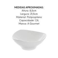 Tigela Bowls Flowers 1,5L Polipropileno VemPlast