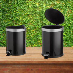 Lixeira Plastica com Pedal 1,2L Viel