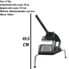 Cortador Picador Legumes Médio Vitalex Vitalex