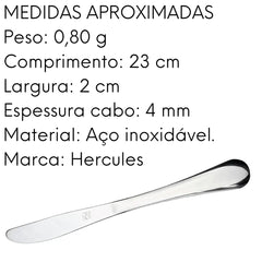 Faca de Mesa Olimpia 23 cm. Olimpia