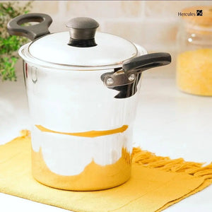 Cuscuzeira Hercules Inox Panela Cuscuz 1L Hercules