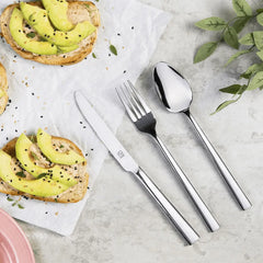 Garfo de Sobremesa Mykonos em Aço Inox com 21 cm. Hercules