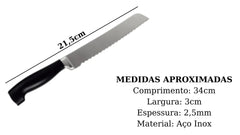 Jogo de Facas com Cepo Elegance 5 Peças Hercules