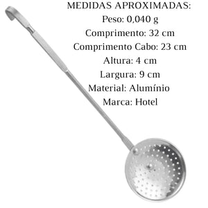 Escumadeira Extra Hotel N°9 Alumínio ABC
