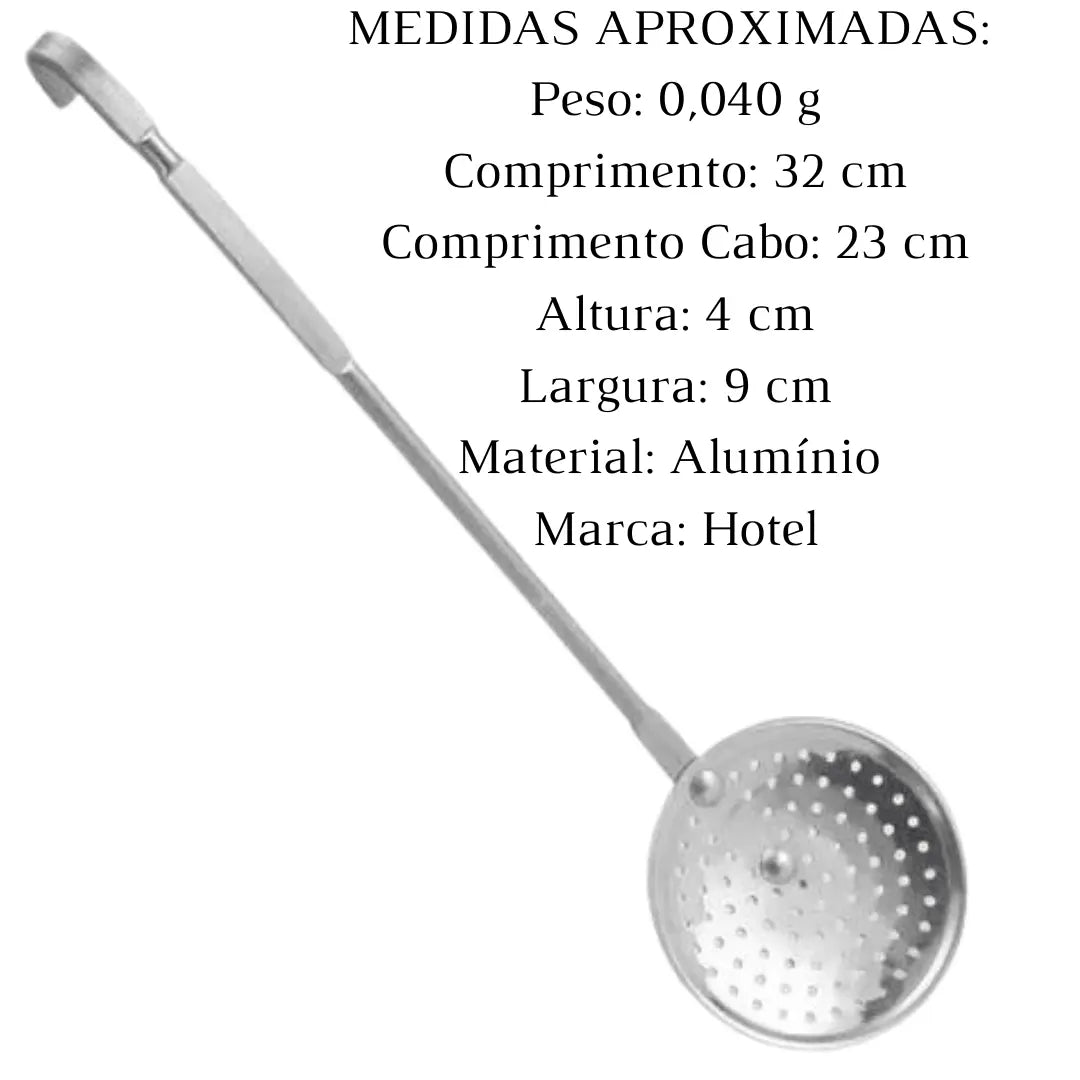 Escumadeira Extra Hotel N°9 Alumínio ABC