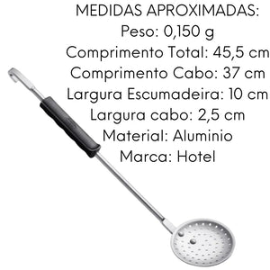 Escumadeira Extra N 10 Cabo Baquelite ABC
