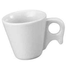 Xicara Café Kopi Branca Basica Porcelana Sem Pires 60ml ATLAS