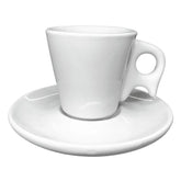 Xicaras de café com pires 70ml Porcelana ATLAS