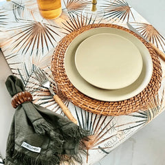 Prato Raso Oliva Porcelana Verde 25,7 Cm Oxford Elegante Oxford