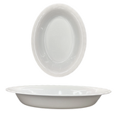 Travessa Funda Oval 26,5cm Melamina Branca Bestfer