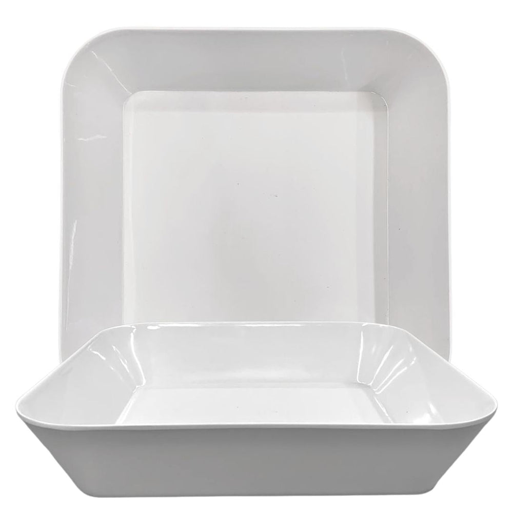 Travessa Saladeira Quadrada 30 cm Melamina Bestfer