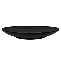 Prato Raso Redondo Melamina Black Bestfer