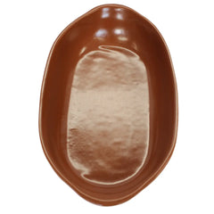 Travessa Cerâmica Oval De 31,8 cm Bela Porcelana