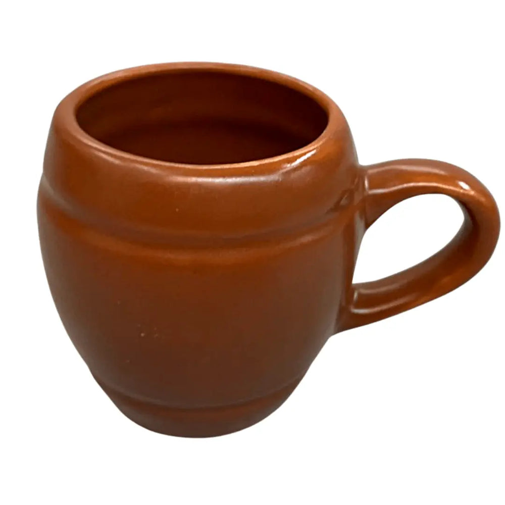 Caneca N°51 100ml Cerâmica Marrom Bela Porcelana