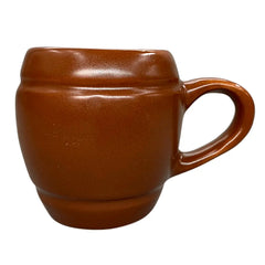Caneca N°51 100ml Cerâmica Marrom Bela Porcelana