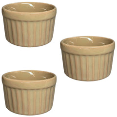 Ramekim Refratário 90 ml Bege de Porcelana BelaVista
