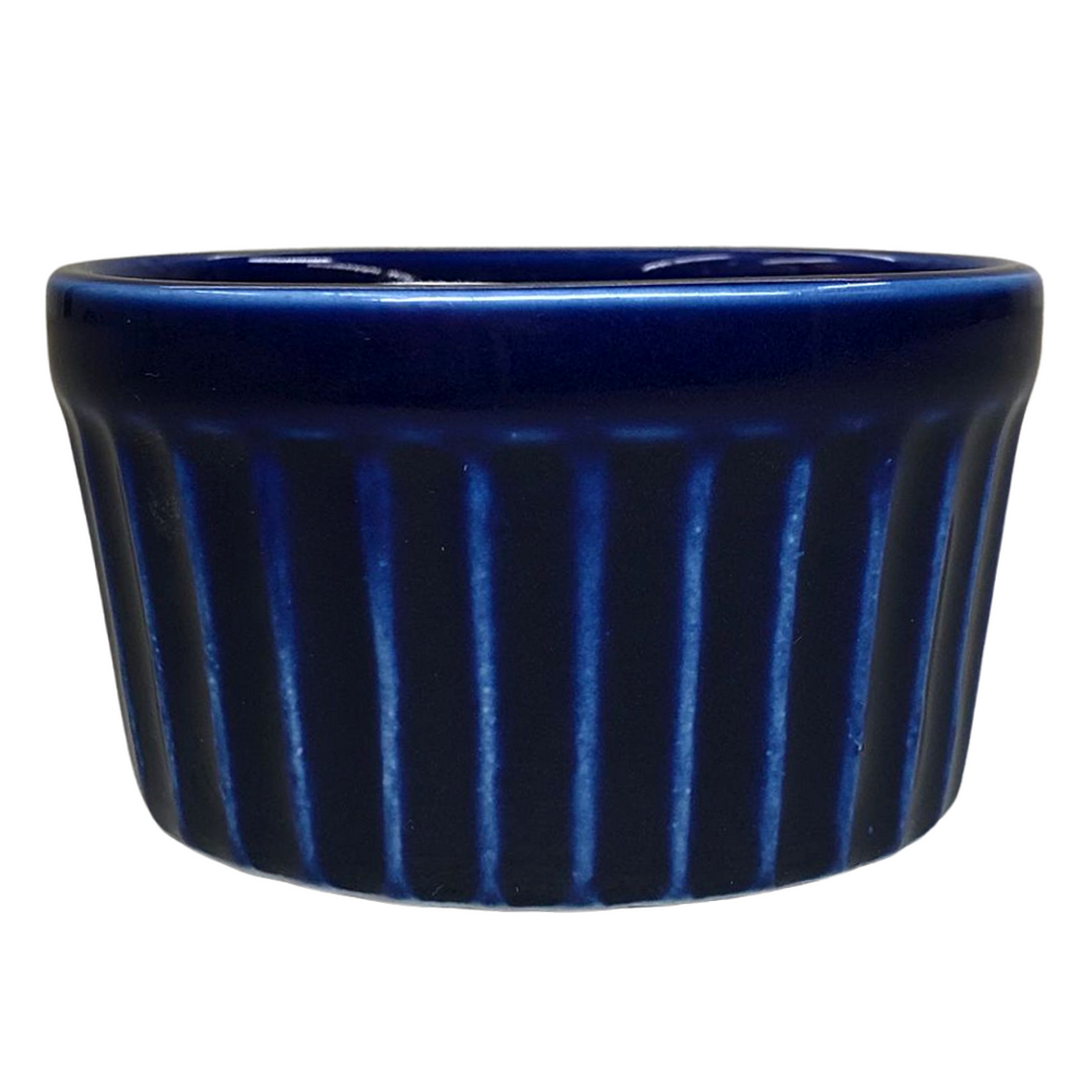 Ramekim Tigela Média Azul 150ml Porcelana BelaVista