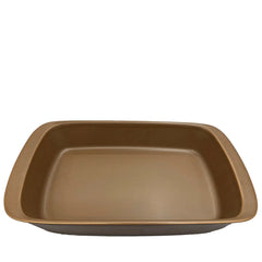 Travessa Refratário 3,25l Tango G Marrom Retangular Oxford