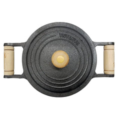 Caçarola N°16 Em Ferro Fundido 1,5l C/ Alça Em Madeira Santana