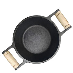 Caçarola N°20 Ferro Fundido Alça Madeira 2,6L Santana