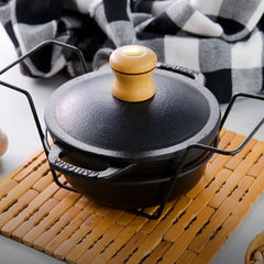 Cumbuca Ferro Fundido Santana C/ Tampa Panelinha 435ml Santana