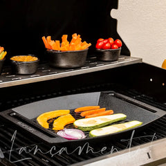 Assadeira Grill Retangular Ferro Fundido Santana