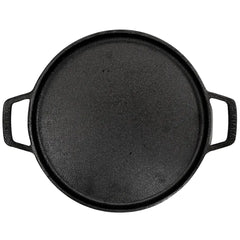 Forma Pizza Ferro Fundido C/ Alça 25cm Servir Porção Santana Santana