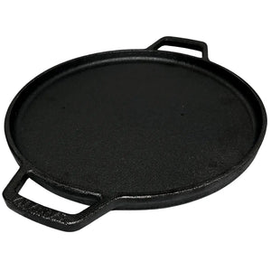 Forma Pizza Ferro Fundido C/ Alça 25cm Servir Porção Santana Santana