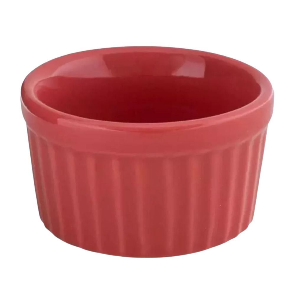 Ramekim Vermelho Porcelana 200ml BelaVista