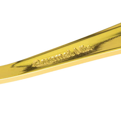 Colher Sobremesa Elite 18,2cm Cor Ouro Aço Inox Pesado Gourmet Mix