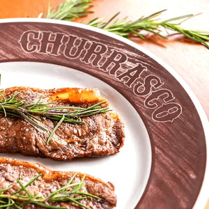 Prato Raso Churrasco Oxford Porcelana Oxford