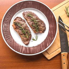 Prato Raso Churrasco Oxford Porcelana Oxford