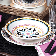 Prato fundos Floreal Luiza 23 cm Oxford Oxford