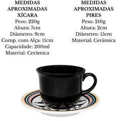 Xicara De Chá Floreal Luiza C/ Pires Oxford Oxford