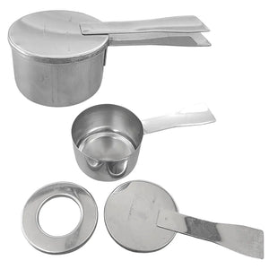 Rechaud Quadrado Em Inox Alissan