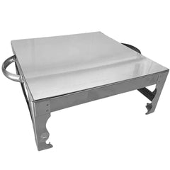 Rechaud Quadrado Em Inox Alissan