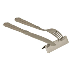 Descanso De Talheres de Aço Inox com 8 cm Alissan